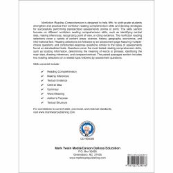 Nonfiction Reading Comprehension Workbook, Grades 5 - 6