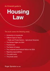 An Emerald Guide to Housing Law