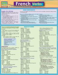 French Verbs : QuickStudy Laminated Reference Guide
