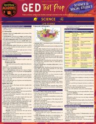 GED Test Prep - Science and Social Studies : A QuickStudy Laminated Reference Guide