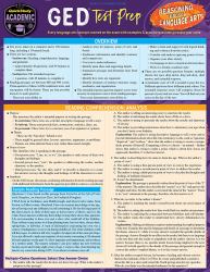 GED Test Prep - Reasoning Through Language Arts : A QuickStudy Laminated Reference Guide