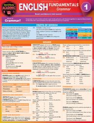 English Fundamentals 1 - Grammar : QuickStudy Language Arts Laminated Reference and Study Guide