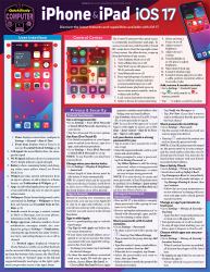 IPhone and IPad IOS 17 : A QuickStudy Laminated Reference Guide