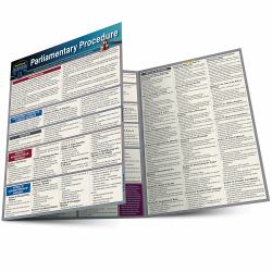 Parliamentary Procedure : A QuickStudy Laminated Reference Guide