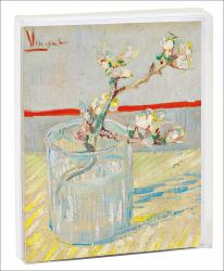 Vincent Van Gogh Sprig of Flowering Almond in a Glass, Arles, 1888