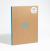 TeNeues - A4 Notebook: Kraft and Neon Blue, Hardcover - 230 Lined Pages with Lay Flat Binding : Large Format Hardcover A4 Style Notebook with Special Features