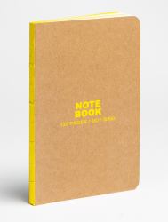 TeNeues - Small Bullet Journal: Kraft and Neon Yellow, Notebook Paperback - 120 Dot-Grid Pages with Lay Flat Binding : Slim Format Small Bullet Journal with Dot-Grid Pages
