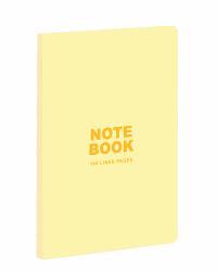 TeNeues - A5 Notebook: Pastel Yellow, 140 Lined Pages, Raw Sewn Spine, Lays Flat : Our A5 Size Standard Paperback Notebook
