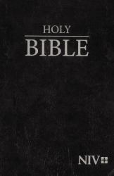 NIV, Holy Bible, Giant Print, Paperback, Black