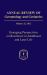 Annual Review of Gerontology and Geriatrics