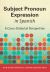 Subject Pronoun Expression in Spanish : A Cross-Dialectal Perspective