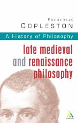 Late Medieval and Renaissance Philosophy