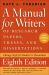 A Manual for Writers of Research Papers, Theses, and Dissertations, Eighth Edition : Chicago Style for Students and Researchers