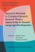 Research Methods in Complex Dynamic Systems Theory Approaches to Second Language Development