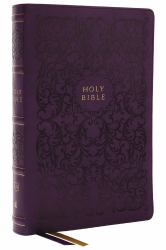 KJV Holy Bible with 73,000 Center-Column Cross References, Purple Leathersoft, Red Letter, Comfort Print : King James Version