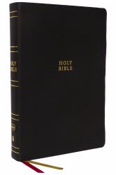 NKJV Holy Bible, Super Giant Print Reference Bible, Black Genuine Leather, 43,000 Cross References, Red Letter, Thumb Indexed, Comfort Print: New King James Version : New King James Version