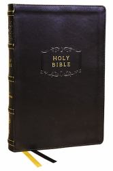 KJV Holy Bible with Apocrypha and 73,000 Center-Column Cross References, Black Leathersoft, Red Letter, Comfort Print : King James Version