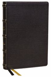 KJV Holy Bible with Apocrypha and 73,000 Center-Column Cross References, Black Genuine Leather, Red Letter, Comfort Print : King James Version