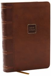 KJV Holy Bible : Compact with 43,000 Cross References, Brown Leathersoft, Red Letter, Comfort Print: King James Version