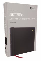 NET Bible, Large Print Thinline with Cross References, Comfort Print