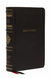 KJV Large Print Reference Bible, Black Leathersoft, Red Letter, Comfort Print (Sovereign Collection) : Holy Bible, King James Version