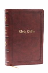 KJV Holy Bible : Personal Size Giant Print, Brown Leathersoft, Red Letter, Comfort Print: King James Version