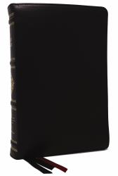 RSV Personal Size Bible with Cross References, Black Premium Goatskin Leather, Premier Collection, (Sovereign Collection)