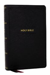 KJV Personal Size Large Print End-Of-Verse Reference Bible, Black Leathersoft, Red Letter, Comfort Print (Thumb Indexed)