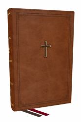 KJV Personal Size Large Print End-Of-verse Reference Bible, Brown, Red Letter, Comfort Print