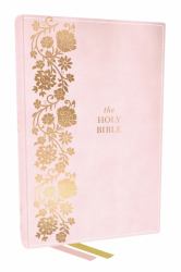 KJV Personal Size Large Print End-Of-Verse Reference Bible, Pink, Red Letter