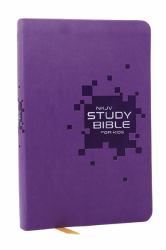 NKJV Study Bible for Kids, Purple Leathersoft : The Premier Study Bible for Kids