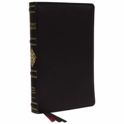KJV, Personal Size Reference Bible, Sovereign Collection, Black Premium Goatskin