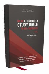 NKJV Foundation Study Bible, Wide Margin, Black Hardcover, Red Letter