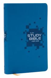 KJV Study Bible for Kids, Blue Leathersoft: the Premier Study Bible for Kids, Red Letter