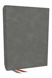 NKJV, Journal the Word Bible : Reflect, Journal or Create Art Next to Your Favorite Verses (Gray, Red Letter, Comfort Print)