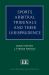 Sports Arbitral Tribunals and Their Jurisprudence