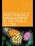 Performance Management in the Public Sector
