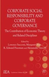 Corporate Social Responsibility and Corporate Governance : The Contribution of Economic Theory and Related Disciplines