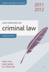 Core Statutes on Criminal Law 2011-12