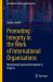 Promoting Integrity in the Work of International Organizations : Minimising Fraud and Corruption in Projects