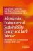 Advances in Environmental Sustainability, Energy and Earth Science : Proceedings of the 1st International Conference AESEE-2024