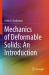 Mechanics of Deformable Solids: an Introduction Mechanics of Deformable Solids: an Introduction