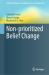 Non-Prioritized Belief Change