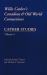 Cather Studies, Volume 4 : Willa Cather's Canadian and Old World Connections