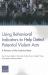 Using Behavioral Indicators to Help Detect Potential Violent Acts : A Review of the Science Base