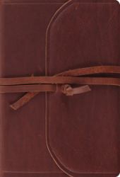 ESV Student Study Bible (Natural Leather, Brown, Flap with Strap)