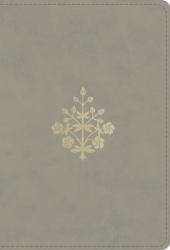 ESV Large Print Compact Bible, Red Letter (TruTone, Stone, Branch Design)