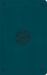 ESV Large Print Personal Size Bible, Red Letter (TruTone, Deep Teal, Emblem Design)