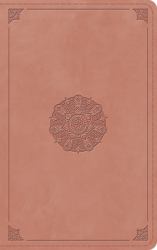 ESV Thinline Bible, Red Letter (TruTone, Blush Rose, Emblem Design)