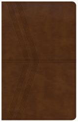 KJV Ultrathin Reference Bible, Brown Deluxe LeatherTouch, Indexed